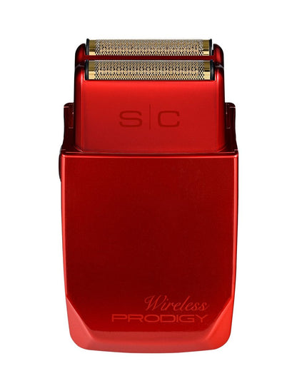 *Stylecraft Wireless Prodigy Foil Shaver - Shiny Metallic Red