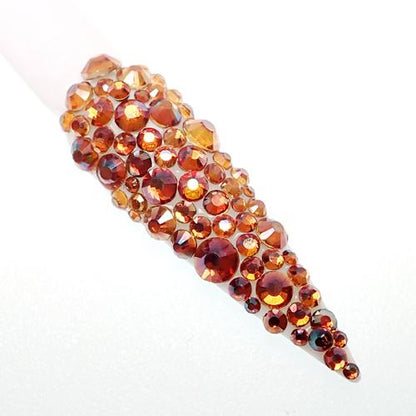 Claw Culture Genuine Cristallo Nail Stones - Amber
