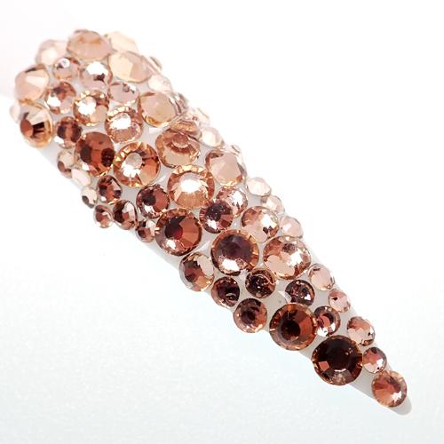 Claw Culture Genuine Cristallo Nail Stones - Peach Crystal